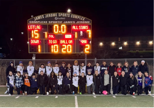 SDSSAA Flag Football All-Stars Shine in Close Contest Against Laurentian Voyageurs