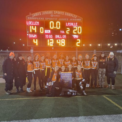 Lancer Ladies Double Champions in a Thrilling SDSSAA Flag Football Finals